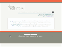 Tablet Screenshot of hotelyanetsol.com.ar